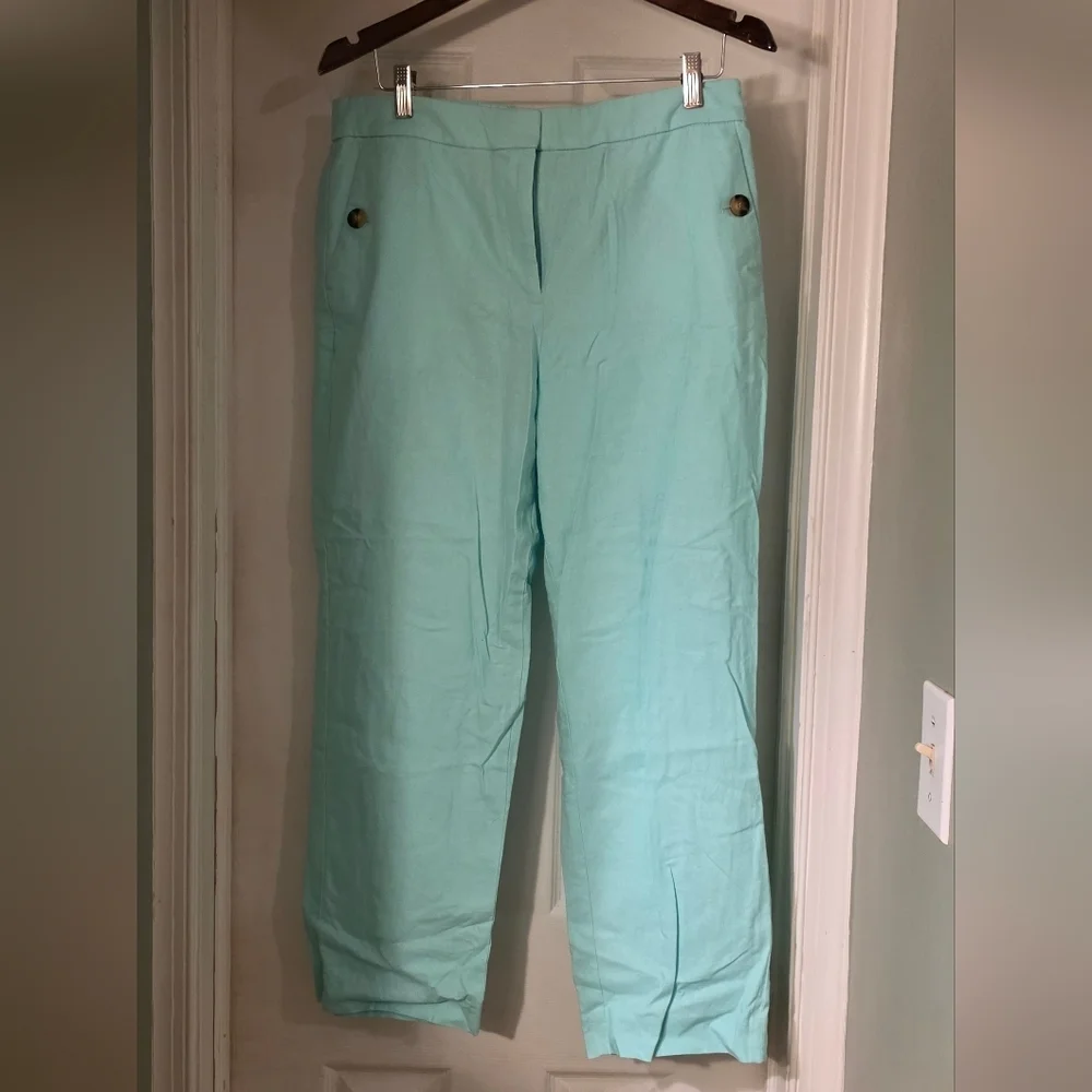 J. Crew Factory Linen-Cotton Blend Sailor Pants - Picture 1 of 5